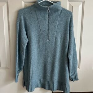 Lou & Grey Sky Blue Cowl Neck Sweater